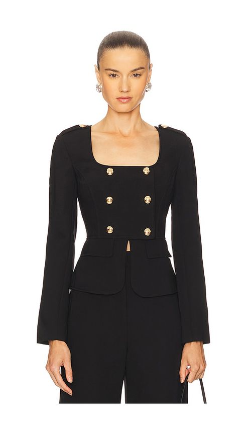 Amanda Uprichard Tompkins Jacket in Black. S. Also in