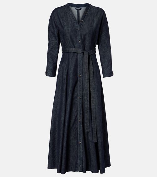 Ambra denim wrap dress