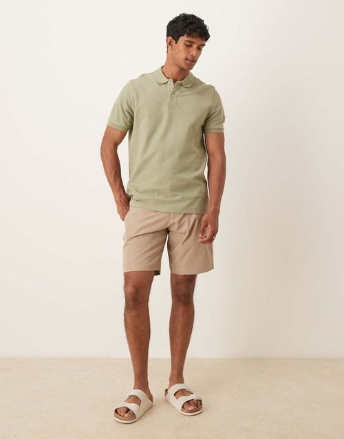7" tailored shorts in beige-Neutral