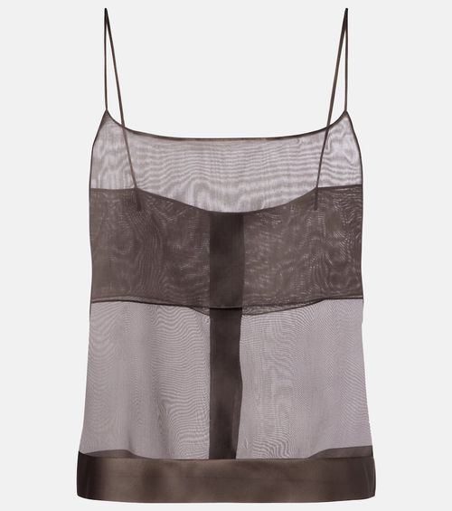 Carmen sheer silk camisole