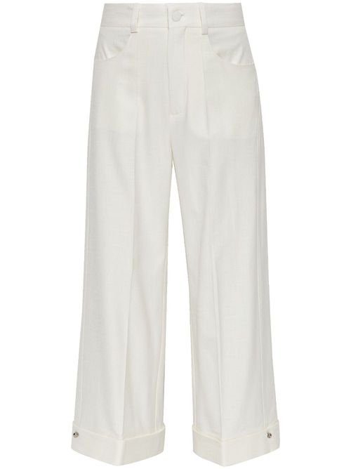 Jeera kick-flare trousers - White