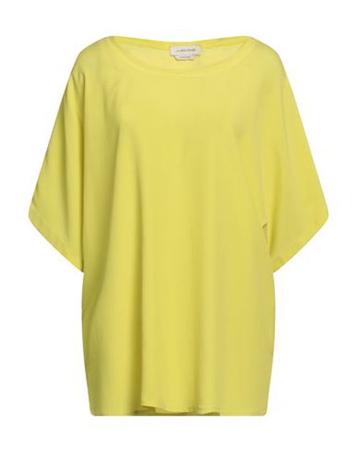 Woman Top Lime green Size 4 Acetate, Silk