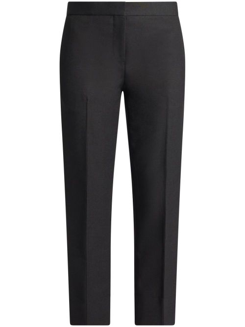 Tailored cropped trousers - Black