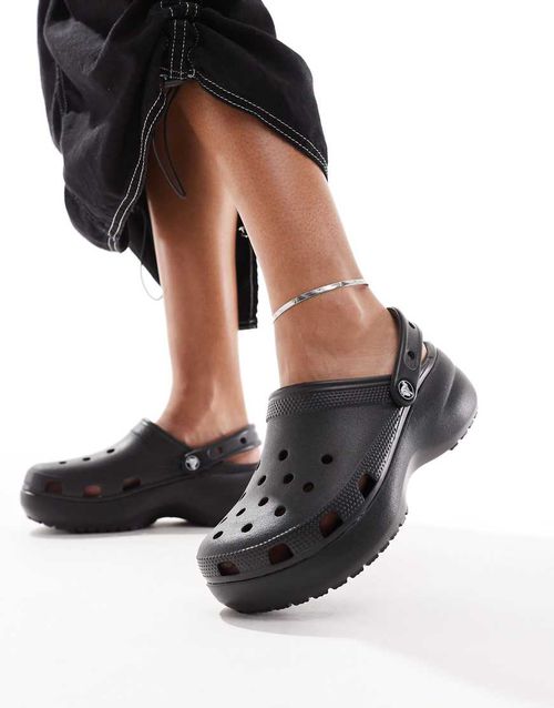 Classic platform clogs in black