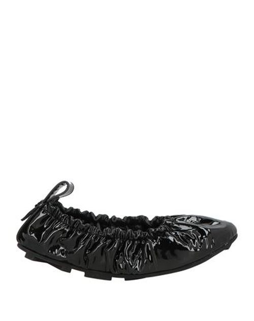 Woman Ballet flats Black Size 10 Textile fibers