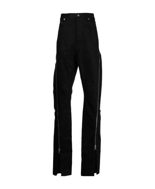 Black flared jeans