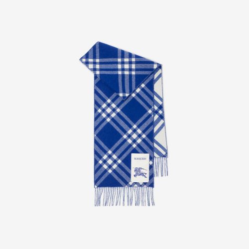 Check Cashmere Scarf