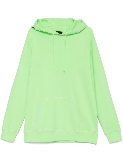 Logo print hoodie - Green