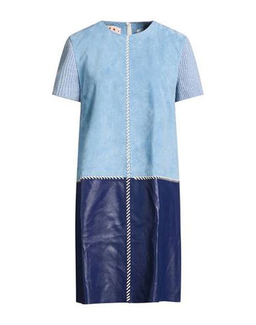 Woman Midi dress Sky blue Size 10 Lambskin