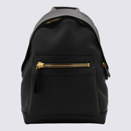 Black Leather Backpack