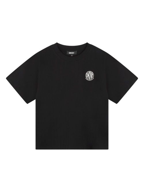 Logo-appliqué T-shirt - Black