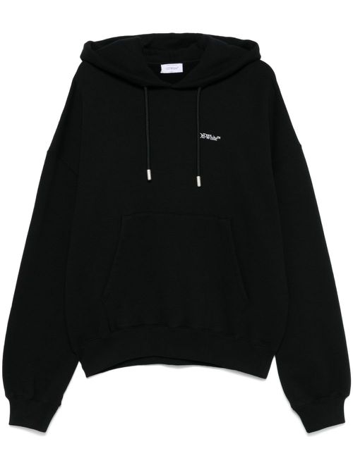 3D-logo hoodie - 1001 Black - White
