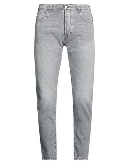 Man Jeans Charcoal Size 30 Cotton, Elastane