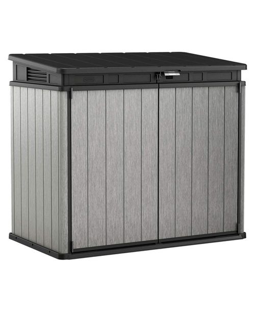 Ket-237831 Elite Store Outdoor Storage Shed Patio Furniture for Tools - Deco grey