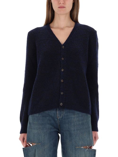 Virgin Wool V-neck Cardigan