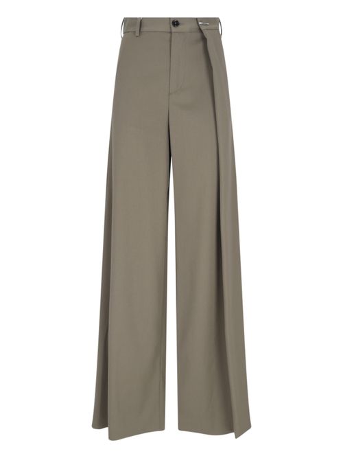 Wool-Blend Tailored Trousers with Stretch