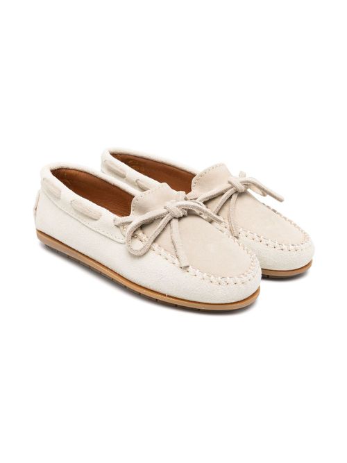 Eleventy Kids suede loafers - Neutrals