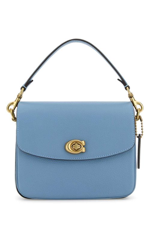 Cerulean Blue Leather Cassie 19 Handbag