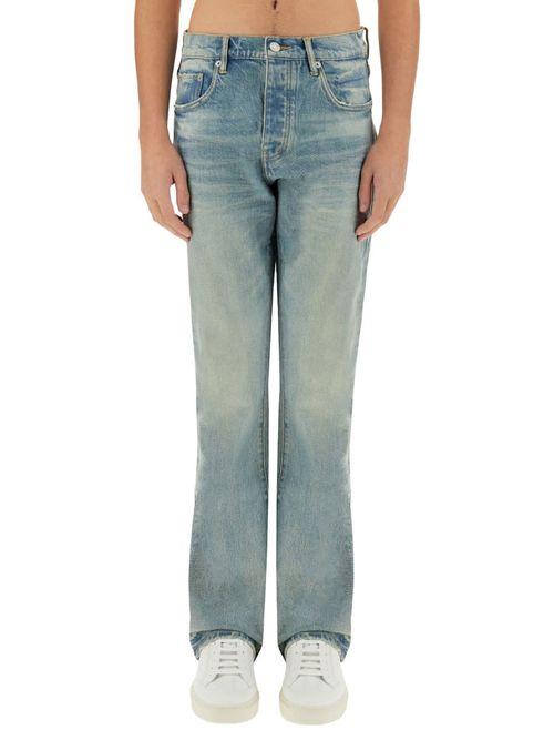 Coated Flare Jeans