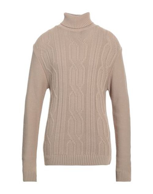 Man Turtleneck Beige Size XL Acrylic, Wool