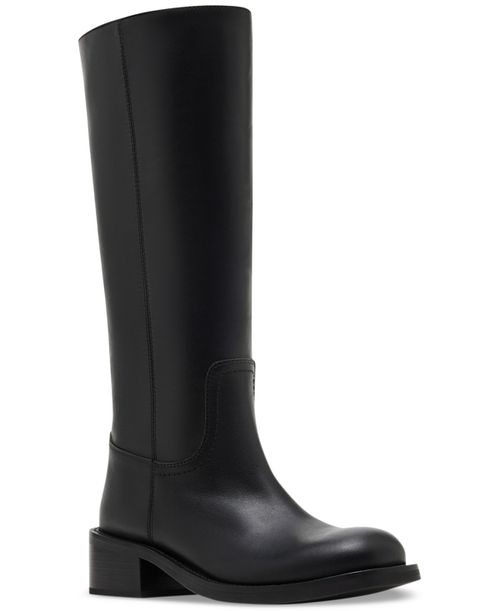 Women's Riggs Tall Stretch Boots - Black Leather