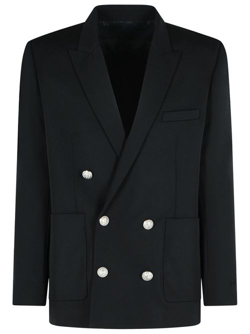 Black Virgin Wool Blazer