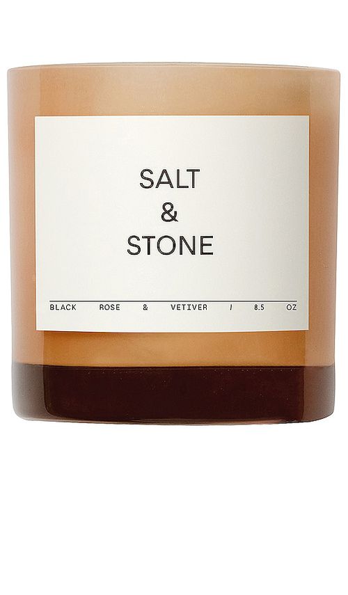 SALT & STONE Black Rose & Vetiver Candle in Beauty: NA