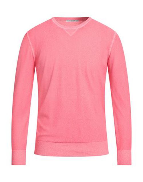 Man Sweater Coral Size 40 Cotton, Polyamide
