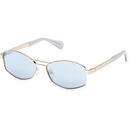 MAX&Co Mujer MAX&Co MO0139 32X Gafas de sol Metal Oro Azul Geométrico Norma