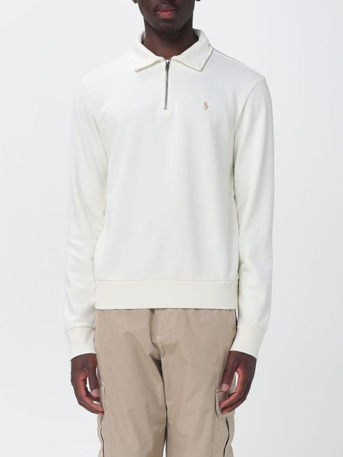 Polo Shirt Men color Cream