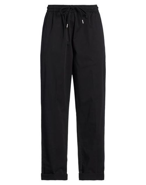 Woman Pants Black Size S Organic cotton, Elastane