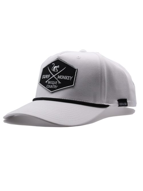 Surf Monkey Cappello da baseball sportivo 'Baseballkappe mit Kordel' offwhite