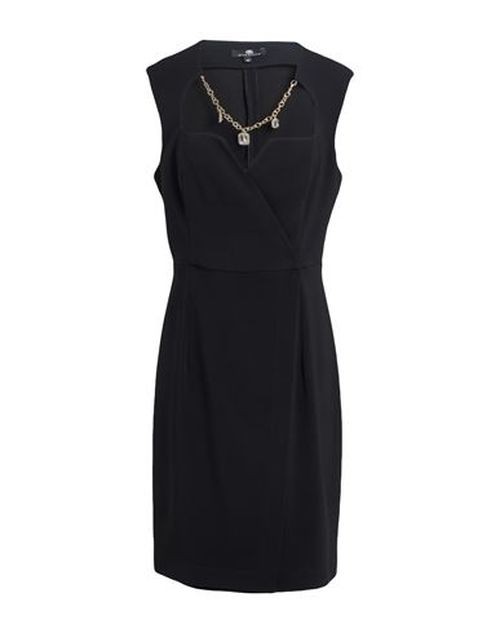 Woman Mini dress Black Size 12 Polyester, Elastane