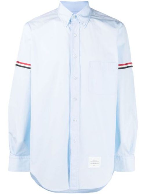 RWB-stripe long-sleeve shirt