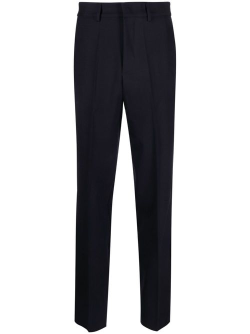 Virgin-wool tailored trousers - Blue