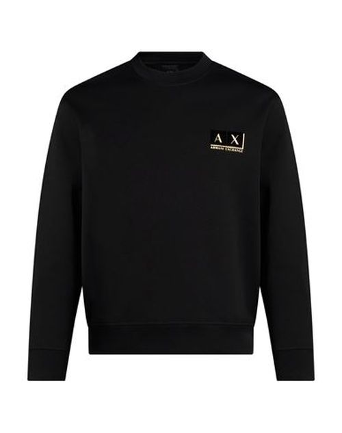 Man Sweatshirt Black Size S Cotton, Polyester, Elastane