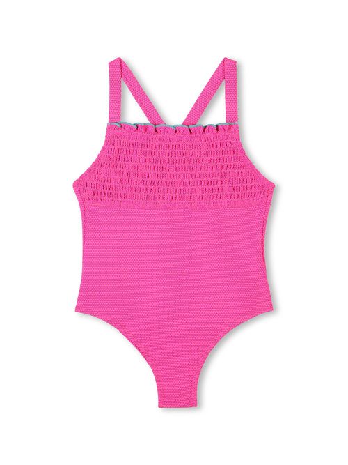 Smocked swimsuit - Pink