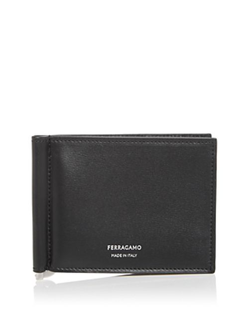 Leather Money Clip Bifold Wallet