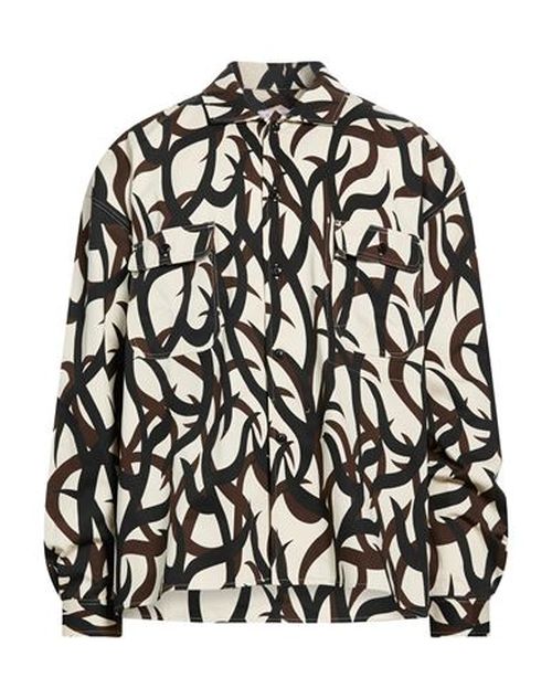 S. k. Manor Hill Man Shirt Ivory Size S Cotton
