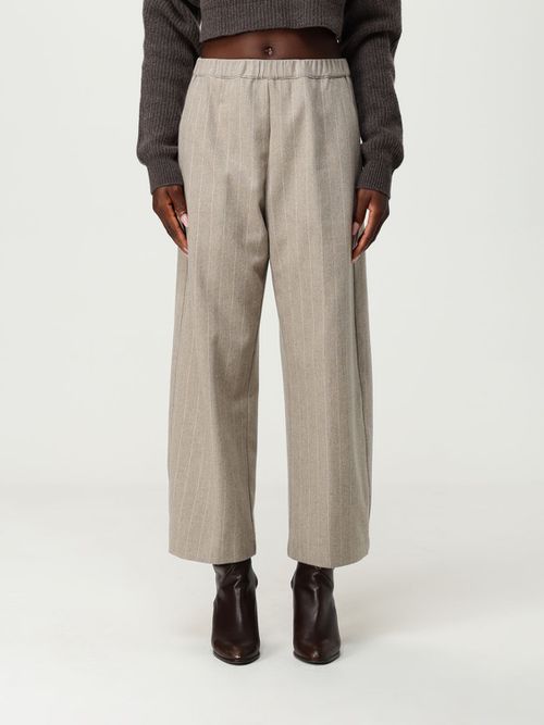 Pants Woman color Dove Grey