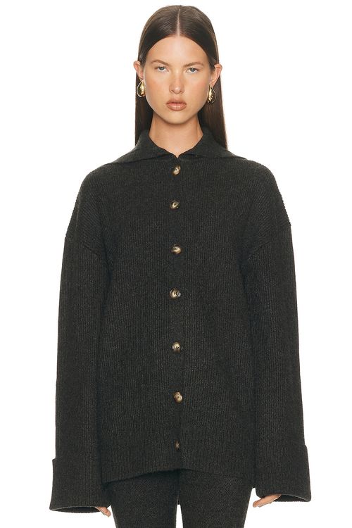 SEROYA Sal Sweater in Dark Charcoal - Charcoal. M also in