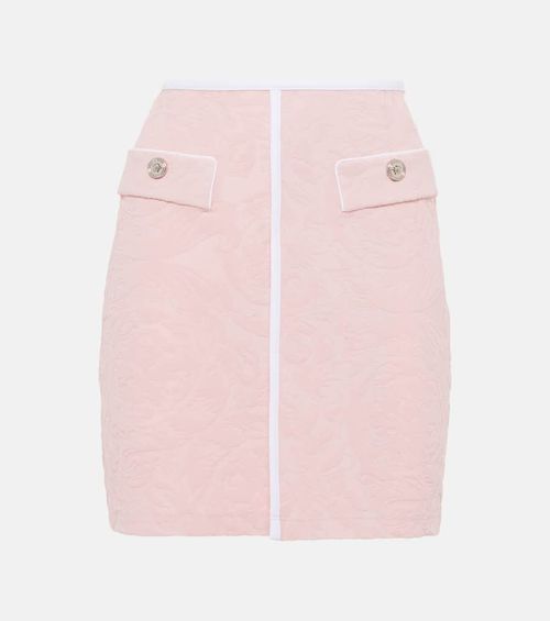 Barocco terry miniskirt