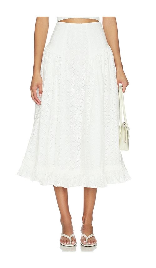 V. Chapman Ashton Skirt in White. 0. Also , 2, 6