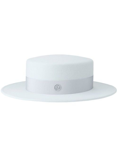 Kiki woolo-felt capeline hat - Blue