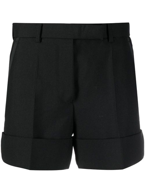 Tailored 3-ply shorts - Black