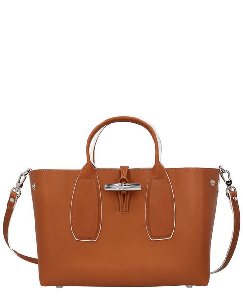 Le Roseau Medium Leather Handbag