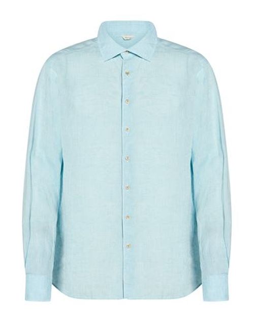 Stenströms Man Shirt Sky blue Size S Linen