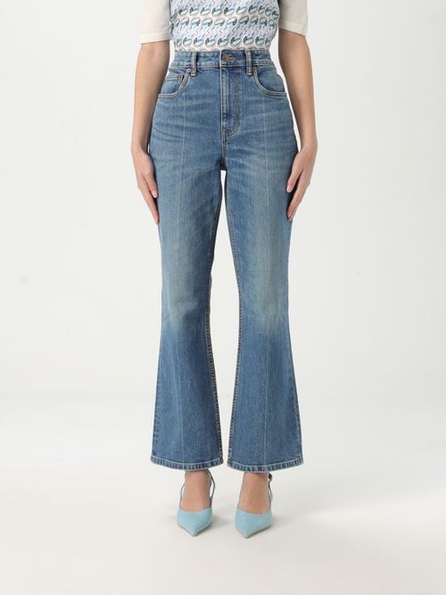 Jeans TORY BURCH Woman color Denim