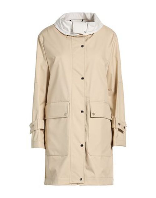 Woman Overcoat & Trench Coat Beige Size 4 Polyester, Polyurethane