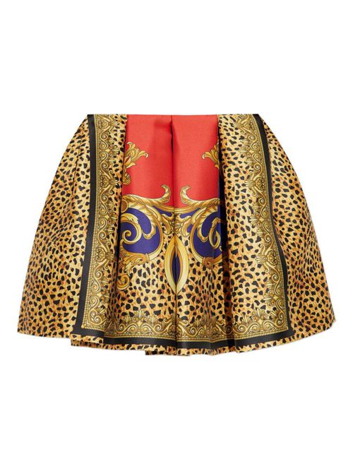 Cheetah Barocco Mini Skirt